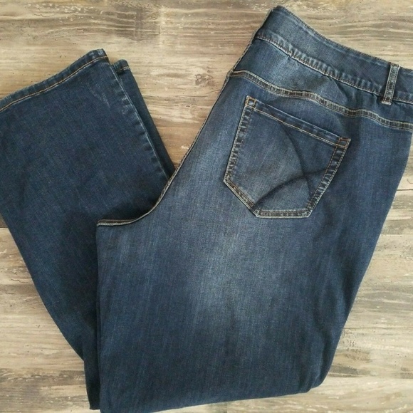 Lane Bryant Denim - Essential Stretch Boot Cut Jeans Dark Wash 24 Reg